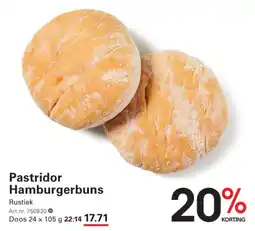 Sligro Pastridor Hamburgerbuns Rustiek aanbieding