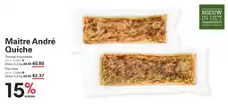 Sligro Maître André Quiche Tomaat-mozzarella aanbieding