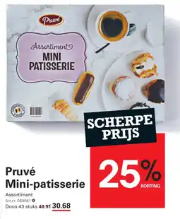 Sligro Pruvé Mini-patisserie aanbieding