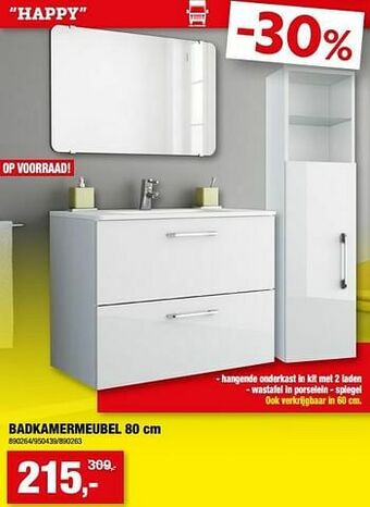 Hubo Badkamermeubel happy aanbieding