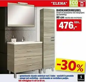 Hubo Badkamermeubel elena aanbieding