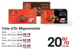 Sligro Côte d'Or Mignonnette Melk aanbieding