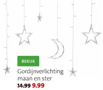 Intratuin Gordijnverlichting maan en ster aanbieding