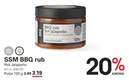 Sligro SSM BBQ rub Hot Jalapeño aanbieding