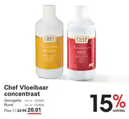Sligro Chef Vloeibaar concentraat aanbieding