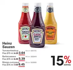 Sligro Heinz Sauzen Tomatenketchup aanbieding