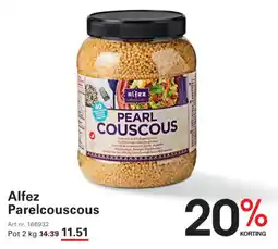 Sligro Alfez Parelcouscous aanbieding