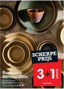 Sligro Bonbistro Servies Cirro aanbieding