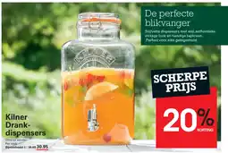 Sligro Kilner Drink- dispensers aanbieding