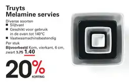 Sligro Truyts Melamine servies aanbieding