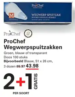 Sligro ProChef Wegwerpspuitzakken aanbieding