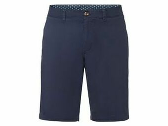 Lidl LIVERGY® Bermuda van een katoenmix (56, donkerblauw) aanbieding