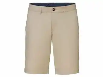 Lidl LIVERGY® Bermuda van een katoenmix (46, beige) aanbieding