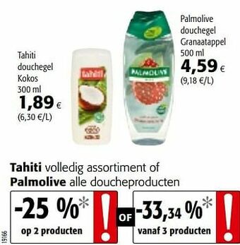 Colruyt Tahiti douchegel kokos aanbieding