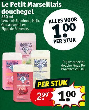 Kruidvat Le Petit Marseillais douchegel 250ml aanbieding