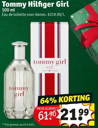 Kruidvat Tommy Hilfiger Girl 100ml aanbieding
