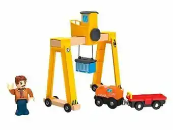 Lidl PLAYTIVE® Uitbreidingsset voor houten spoorweg (portaalkraan) aanbieding
