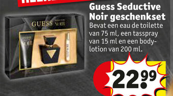Kruidvat Guess Seductive Noir geschenkset aanbieding