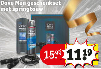 Kruidvat Dove Men geschenkset met springtouw aanbieding