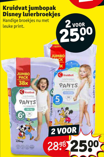 Kruidvat Jumbopak Disney Luierbroekjes aanbieding