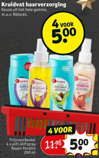 Kruidvat Kruidvat haarverzorging 250ml aanbieding