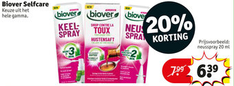 Kruidvat Biover Selfcare aanbieding