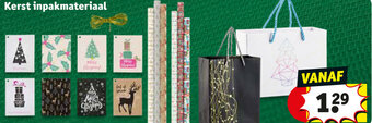 Kruidvat Kerst inpakmateriaal aanbieding