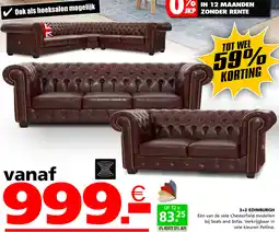 Seats and Sofas Edinburgh 3+2 aanbieding