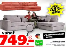 Seats and Sofas California hoeksalon aanbieding