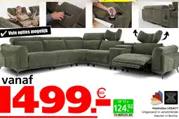 Seats and Sofas Legacy hoeksalon aanbieding