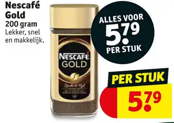 Kruidvat Nescafe Gold 200g aanbieding