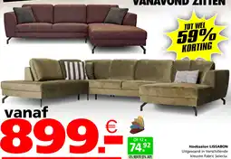 Seats and Sofas Lissabon hoeksalon aanbieding