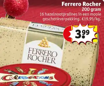 Kruidvat Ferrero Rocher 200g aanbieding