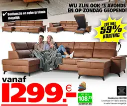Seats and Sofas Wayne hoeksalon aanbieding
