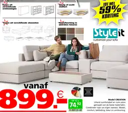 Seats and Sofas Model creation aanbieding