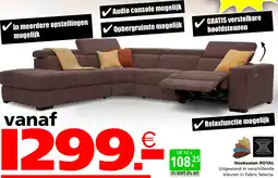 Seats and Sofas Royal hoeksalon aanbieding