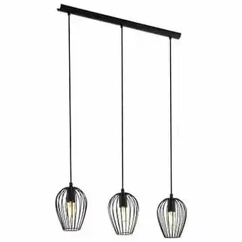 Zelfbouwmarkt Eglo Newtown - Hanglamp - E27 - 3x60w - Zwart aanbieding