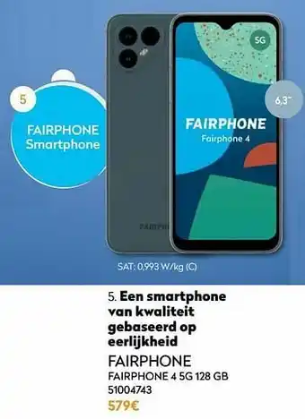 Fairphone smartphone fairphone 4 5g 128 gb
