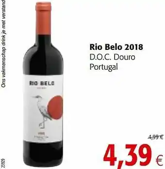 Colruyt Rio belo 2018 d.o.c. douro portugal aanbieding