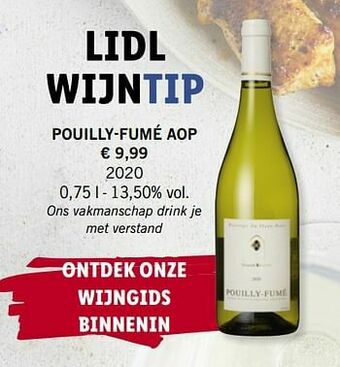 Lidl Pouilly-fumé aop aanbieding