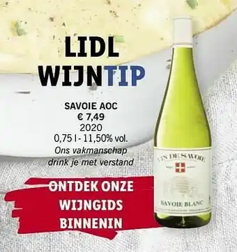 Lidl Savoie aoc aanbieding