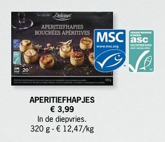 Lidl Aperitiefhapjes aanbieding