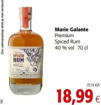 Colruyt Marie galante premium spiced rum aanbieding