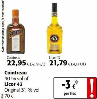 Colruyt Cointreau aanbieding