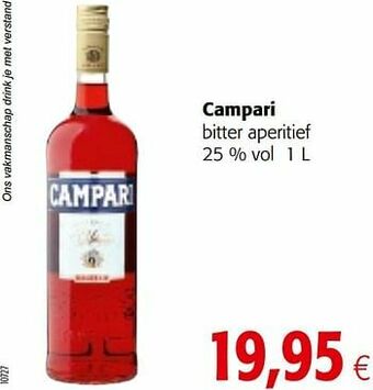 Colruyt Campari bitter aperitief aanbieding