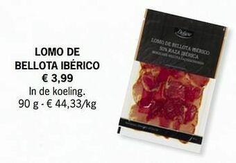 Lomo de bellota ibérico