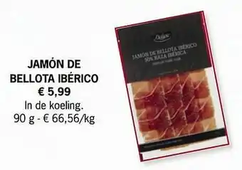 Lidl Jamón de bellota ibérico aanbieding