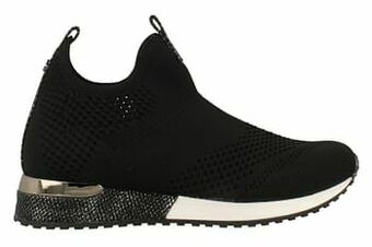 Berca Shoes La Strada Sneaker Hoog Dames Trend Sneaker High Trend Mesh - Zwart aanbieding