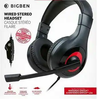 ToyChamp Switch Stereo Gaming Headset V1 - Zwart aanbieding