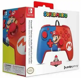 ToyChamp Switch Wired Deluxe Audio Controller Mario Bros. aanbieding